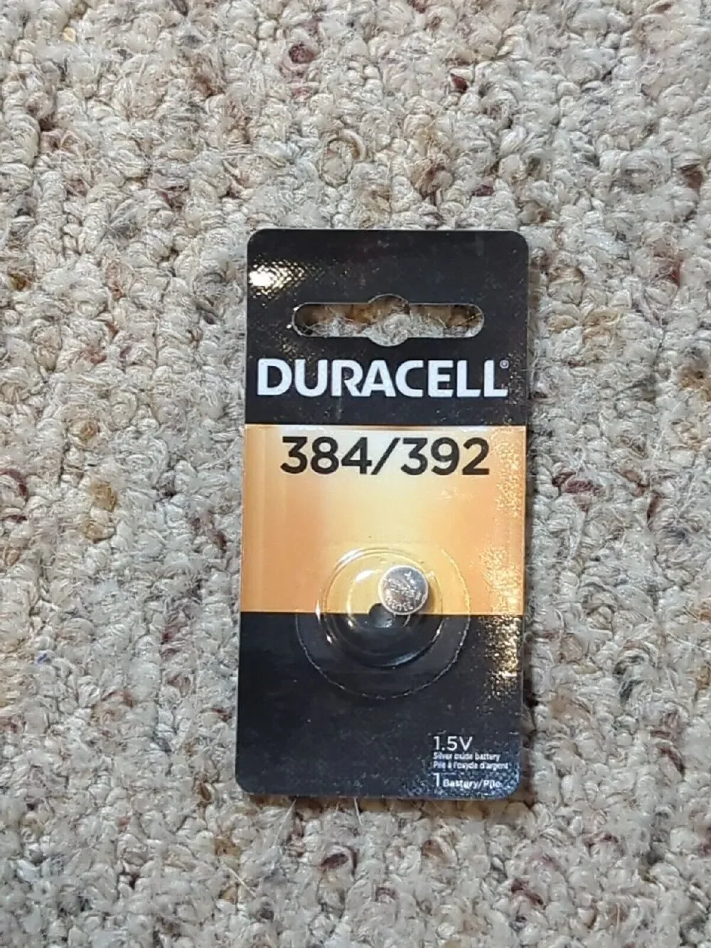 Duracell Batteries - 384/392 1.5V Button Cell, Single Pack for Watch Electronics